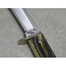Case XX USA 2 Dot (1978) Stag M5F Red Etch Fixed Blade Sheath Knife