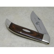 Case XX USA 1965-69 Wood P172 Buffalo Clasp Knife in Box