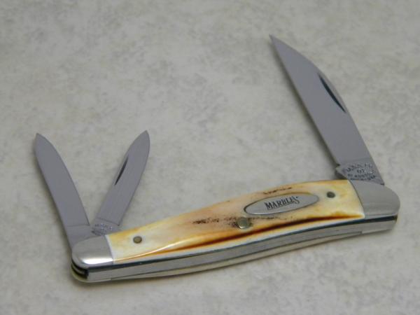 Marbles M.S.A. Co. 01 Gladstone, Mich USA Genuine Stag Whittler Knife Marbles M.S.A. Co. 01 Gladstone, Mich USA Genuine Stag Whittler Knife
