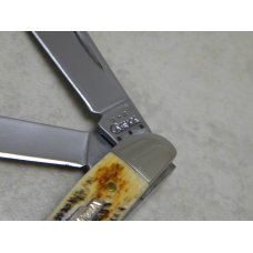 Case XX USA 2004 Genuine Burnt Bone Stag 6.53087 SS Stockman Knife in Tin Box Case XX USA 2004 Genuine Burnt Bone Stag 6.53087 SS Stockman Knife in Tin Box