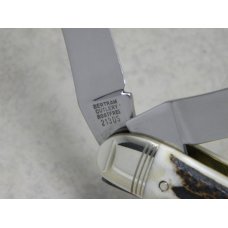 Hen & Rooster Solingen Germany 213DS Stag Quarter Horse Railsplitter Stockman Knife in Box c.1997