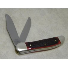 Kissing Crane Robt Klaas Solingen Germany KC24 Red Bone Copperhead Knife in Box