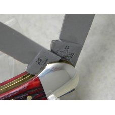 Kissing Crane Robt Klaas Solingen Germany KC24 Red Bone Copperhead Knife in Box