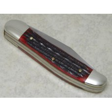 Kissing Crane Robt Klaas Solingen Germany KC24 Red Bone Copperhead Knife in Box