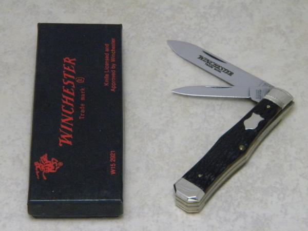 Winchester Trademark USA 1987 Bone 2921 Coffin Jack Knife in Box Winchester Trademark USA 1987 Bone 2921 Coffin Jack Knife in Box
