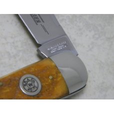 Winchester Trademark USA 2003 Honey Bone 190122 Cartridge Series Sunfish Whittler Knife in Box Winchester Trademark USA 2003 Honey Bone 190122 Cartridge Series Sunfish Whittler Knife in Box