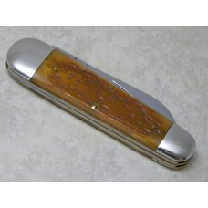 Winchester Trademark USA 2003 Honey Bone 190122 Cartridge Series Sunfish Whittler Knife in Box Winchester Trademark USA 2003 Honey Bone 190122 Cartridge Series Sunfish Whittler Knife in Box