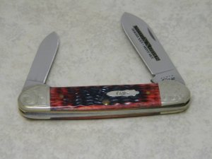 Case XX USA Limited Edition 62131 Bone Canoe Knife 2000
