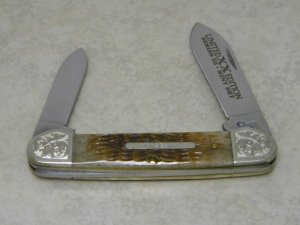 Case XX USA Limited Edition 62131 Bone Canoe Knife 1997