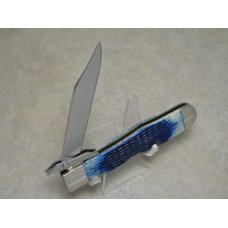 Case XX USA 2002 Caribbean Blue Bone 6111 1/2 L SS Cheetah Knife Case XX USA 2002 Caribbean Blue Bone 6111 1/2 L SS Cheetah Knife