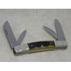Boker Solingen Germany Tang Stamp Series 1848-2005 Green Bone Congress Knife