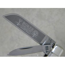 Boker Solingen Germany Tang Stamp Series 1848-2005 Green Bone Congress Knife