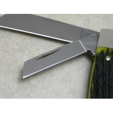 JA Henckels Germany Green Bone with Red Shield Congress Knife JA Henckels Germany Green Bone with Red Shield Congress Knife