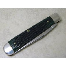 Case XX USA 8 Dot (1982) Green Bone G6154 Carbon Steel 1 Blade Trapper Knife Case XX USA 8 Dot (1982) Green Bone G6154 Carbon Steel 1 Blade Trapper Knife