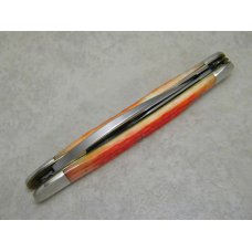 Case XX USA 2002 Pink & Orange Bone 6355WH SS Wharncliffe Seahorse Whittler Knife Case XX USA 2002 Pink & Orange Bone 6355WH SS Wharncliffe Seahorse Whittler Knife