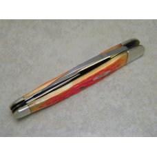 Case XX USA 2002 Pink & Orange Bone 6355WH SS Wharncliffe Seahorse Whittler Knife Case XX USA 2002 Pink & Orange Bone 6355WH SS Wharncliffe Seahorse Whittler Knife