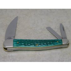 Case XX USA 2003 7 Dot Jade Bone 6355WH SS Wharncliffe Seahorse Whittler Knife Case XX USA 2003 7 Dot Jade Bone 6355WH SS Wharncliffe Seahorse Whittler Knife