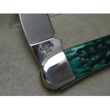 Case XX USA 2003 7 Dot Jade Bone 6355WH SS Wharncliffe Seahorse Whittler Knife Case XX USA 2003 7 Dot Jade Bone 6355WH SS Wharncliffe Seahorse Whittler Knife