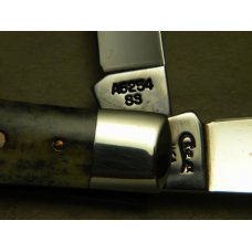 Case XX USA Appaloosa Bone A6254 SS Trapper Knife Case XX USA Appaloosa Bone A6254 SS Trapper Knife
