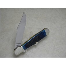 Case XX USA 2 Dot (1998) Dark Blue Bone 61050 SS Big Coke Bottle Knife Case XX USA 2 Dot (1998) Dark Blue Bone 61050 SS Big Coke Bottle Knife