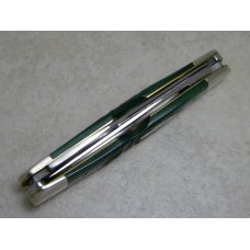 Case XX USA 9 Dot Serrated Blade Green Bone SS Muskrat Knife (Rare) Case XX USA 9 Dot Serrated Blade Green Bone SS Muskrat Knife (Rare)