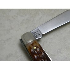 Camillus New York USA Jigged Delrin "Razor Edged Stainless" #177 Small Jack Knife Camillus New York USA Jigged Delrin "Razor Edged Stainless" #177 Small Jack Knife