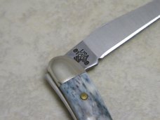 Case XX USA 2010 Gray Bone 610096 SS Tiny Toothpick Central Kentucky Knife Club Show Knife