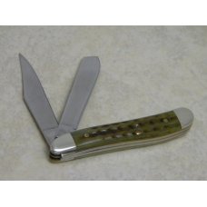 Case XX USA 2 Dot (1998) Pocket Worn Green Bone 6220 1/2 Peanut Knife Case XX USA 2 Dot (1998) Pocket Worn Green Bone 6220 1/2 Peanut Knife