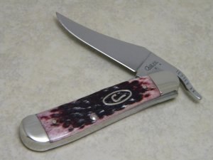 Case XX USA 2008 Purple Bone 61953L SS Russlock Knife
