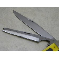 Schrade Walden NY USA Yellow Model 208Y Fishermans Pal Toothpick Fish Knife c.1957-1963 Schrade Walden NY USA Yellow Model 208Y Fishermans Pal Toothpick Fish Knife c.1957-1963