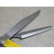Schrade Walden NY USA Yellow Model 208Y Fishermans Pal Toothpick Fish Knife c.1957-1963 Schrade Walden NY USA Yellow Model 208Y Fishermans Pal Toothpick Fish Knife c.1957-1963