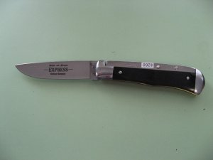 SCHATT & MORGAN #3 EXPRESS AUTO BUFFALO HORN DROP POINT 