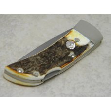 Boker Germany Stainless Tree Brand Stag Little Lockback Knife Boker Germany Stainless Tree Brand Stag Little Lockback Knife