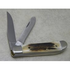 Parker Edwards Alabama, USA Eagle Brand Genuine Stag A95155S Mini Trapper Knife in Box c.1986 Parker Edwards Alabama, USA Eagle Brand Genuine Stag A95155S Mini Trapper Knife in Box c.1986