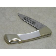 Frost Cutlery Japan Genuine Mother of Pearl "The Fox" Nude Lady Lockback Knife in Box Frost Cutlery Japan Genuine Mother of Pearl "The Fox" Nude Lady Lockback Knife in Box