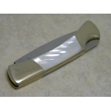 Frost Cutlery Japan Genuine Mother of Pearl "The Fox" Nude Lady Lockback Knife in Box Frost Cutlery Japan Genuine Mother of Pearl "The Fox" Nude Lady Lockback Knife in Box