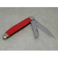 Queen Cutlery Co. Made in USA Smooth Red #63 Stockman Knife c.1970's Queen Cutlery Co. Made in USA Smooth Red #63 Stockman Knife c.1970's