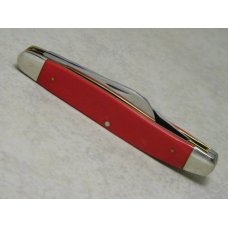 Queen Cutlery Co. Made in USA Smooth Red #63 Stockman Knife c.1970's Queen Cutlery Co. Made in USA Smooth Red #63 Stockman Knife c.1970's