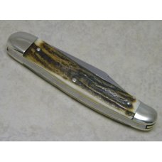 Bulldog Brand Hammer Forged Solingen Germany Pit Bulls Genuine Stag Large Whittler Knife Bulldog Brand Hammer Forged Solingen Germany Pit Bulls Genuine Stag Large Whittler Knife