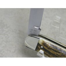 Bulldog Brand Hammer Forged Solingen Germany Pit Bulls Genuine Stag Large Whittler Knife Bulldog Brand Hammer Forged Solingen Germany Pit Bulls Genuine Stag Large Whittler Knife