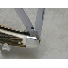 Bulldog Brand Hammer Forged Solingen Germany Pit Bulls Genuine Stag Large Whittler Knife Bulldog Brand Hammer Forged Solingen Germany Pit Bulls Genuine Stag Large Whittler Knife