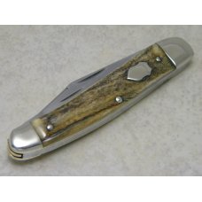 Bulldog Brand Hammer Forged Solingen Germany Pit Bulls Genuine Stag Large Whittler Knife Bulldog Brand Hammer Forged Solingen Germany Pit Bulls Genuine Stag Large Whittler Knife