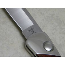 Buck USA Model 500 Rosewood Duke Factory Switchblade Lockback Knife & Pouch in Box c.2002