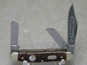 Boker Solingen Germany Tree Brand Classic Bone 7588 Stockman Knife
