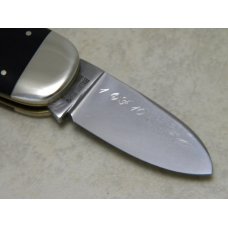 Bulldog Brand Solingen Germany Genuine Buffalo Horn Small Sunfish Knife in Box 1 of 10 c.1997 Bulldog Brand Solingen Germany Genuine Buffalo Horn Small Sunfish Knife in Box 1 of 10 c.1997