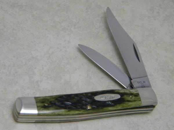 Case XX SS USA 5 Dot (1985) Green Bone G6292 Large Jack Knife "Small Shield" Case XX SS USA 5 Dot (1985) Green Bone G6292 Large Jack Knife "Small Shield"