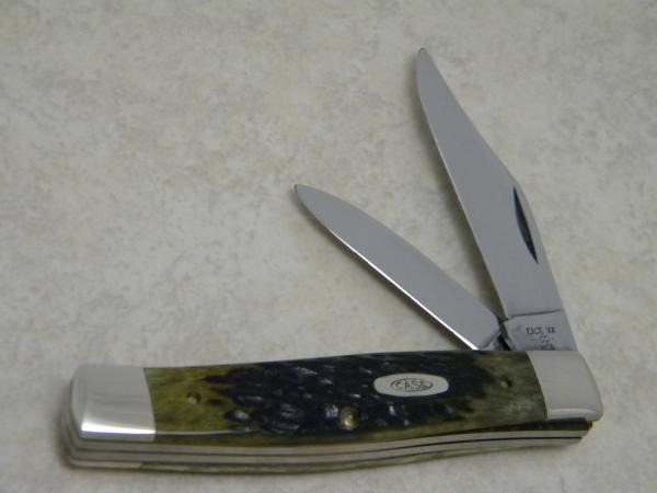 Case XX SS USA 5 Dot (1985) Green Bone G6292 Large Jack Knife "Large Shield" Case XX SS USA 5 Dot (1985) Green Bone G6292 Large Jack Knife "Large Shield"