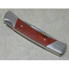Buck USA Model # 501 Raccoon Gold Etch "Buck Bandit" 001 of 250 Wood Lockback Knife in Box c.1984 Buck USA Model # 501 Raccoon Gold Etch "Buck Bandit" 001 of 250 Wood Lockback Knife in Box c.1984