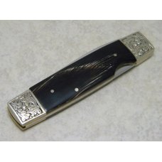 Marbles Bench Made by Tak Fukuta Hand Made Seki-Japan Buffalo Horn Lockback Knife in Box Marbles Bench Made by Tak Fukuta Hand Made Seki-Japan Buffalo Horn Lockback Knife in Box