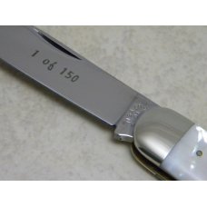 Marbles M.S.A. Co. 03 Gladstone, Mich USA Genuine Mother of Pearl Small Sunfish Knife in Box c.2003 Marbles M.S.A. Co. 03 Gladstone, Mich USA Genuine Mother of Pearl Small Sunfish Knife in Box c.2003